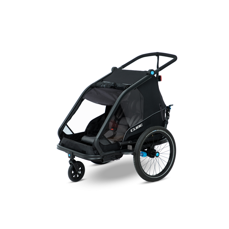 Cube Remolque de bicicleta para niños Double Cmpt