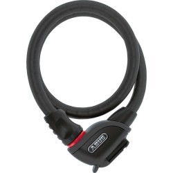 Abus Cerradura Steel-O-Flex PHANTOM 8960 negra 85 cm incl. soporte TexKF