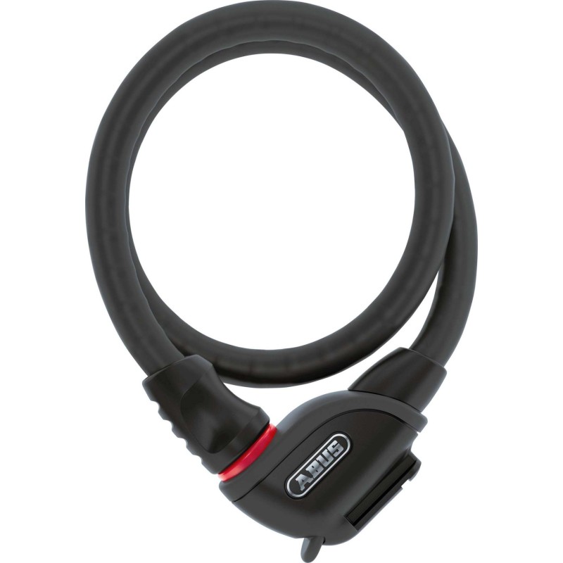 Abus Cerradura Steel-O-Flex PHANTOM 8960 negra 85 cm incl. soporte TexKF