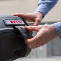 KLICKfix City Box con soporte UniKlip, negro, 22l