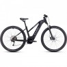 CUBE Bicicleta Eléctrica de Montaña Mujer - REACTION HYBRID Performance 625 - 2023 - black / grey