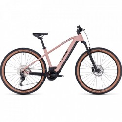 CUBE Bicicleta Eléctrica de Montaña - REACTION HYBRID Pro 625 - 2023 - blushrose / silver