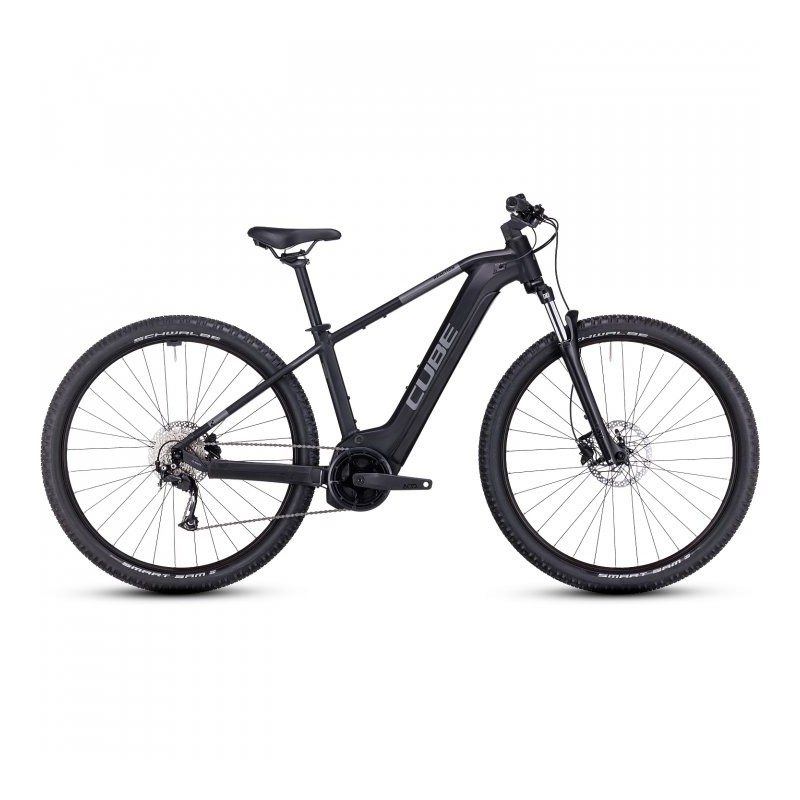 CUBE Bicicleta Eléctrica de Montaña - REACTION HYBRID Performance 500 - 2023 - black / grey