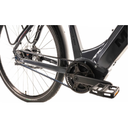 KTM Macina S - Trapecio de 28 pulgadas, 500 Wh, 8K - Negro flameante