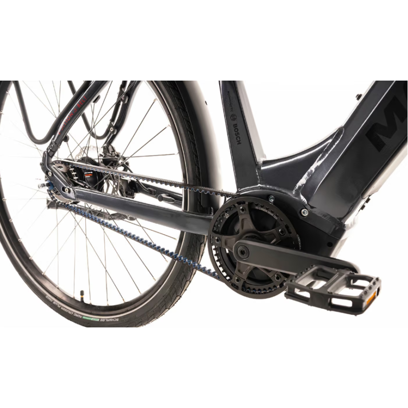 KTM Macina S - Trapecio de 28 pulgadas, 500 Wh, 8K - Negro flameante