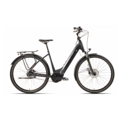 KTM Macina S - Trapecio de 28 pulgadas, 500 Wh, 8K - Negro flameante