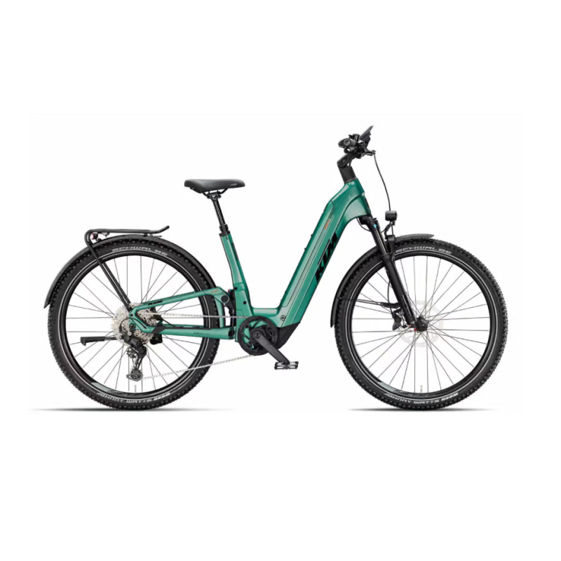 KTM MACINA AERA FS ELITE LFC - 29 pulgadas 800Wh 10K Completa - Verde Negro
