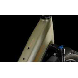 Cube Reaction Hybrid Pro Allroad - 27,5 pulgadas, 800 Wh, 12 K, Wave - dustyolive'n'gold