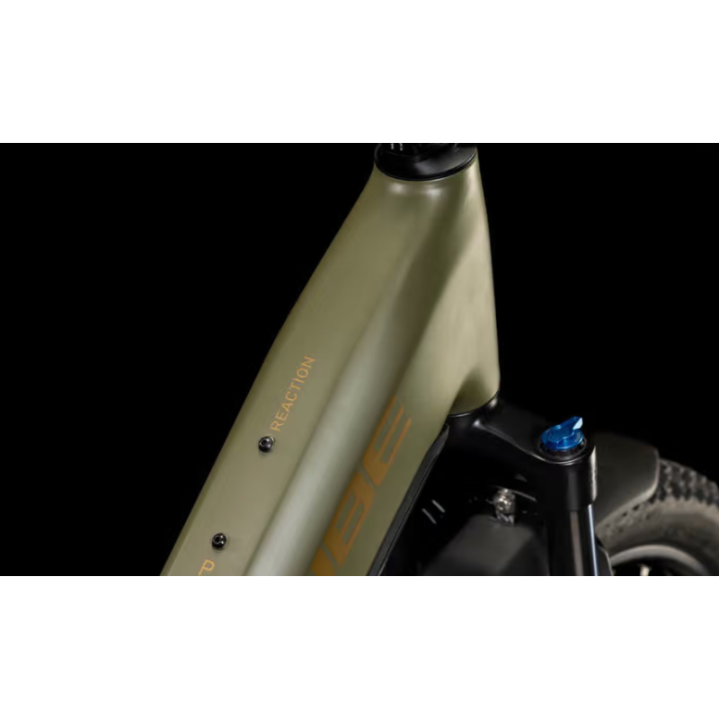 Cube Reaction Hybrid Pro Allroad - 27,5 pulgadas, 800 Wh, 12 K, Wave - dustyolive'n'gold
