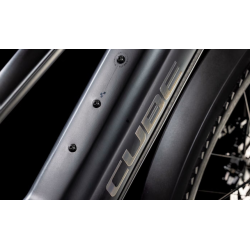 Cube Nuride Hybrid Pro Allroad - 28 pulgadas, 800 Wh, 10 000 km, trapezoidal, negro y bronce