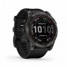 Garmin fenix 7X Sapphire Solar GPS Smartwatch - negro/carbon - DLC Titanio