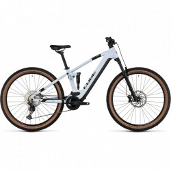 CUBE Bicicleta Eléctrica de Montaña - STEREO HYBRID 120 Pro 625 - 2023 - flashwhite / black