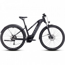 CUBE Bicicleta Eléctrica de Montaña Mujer - REACTION HYBRID Performance 625 Allroad - 2023 - black / grey