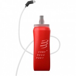 Compressport ErgoFlask 500 ml + Tubo - rojo