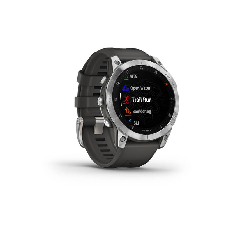 Garmin Epix GPS Smartwatch - plata/gris