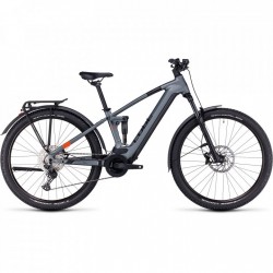 CUBE Bicicleta Eléctrica de Montaña - STEREO HYBRID 120 Pro Allroad 625 - 2023 - flashgrey / orange