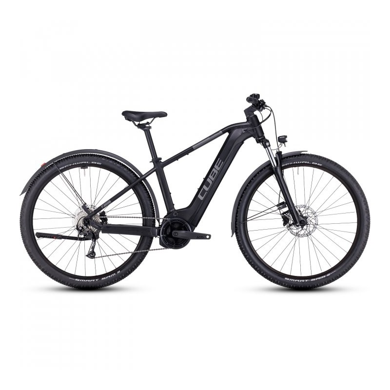 CUBE Bicicleta Eléctrica de Montaña - REACTION HYBRID Performance 625 Allroad - 2023 - black / grey