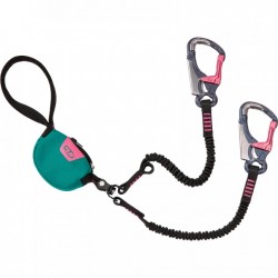 Climbing Technology Top Shell Compact W Set para vías ferratas - green/pink