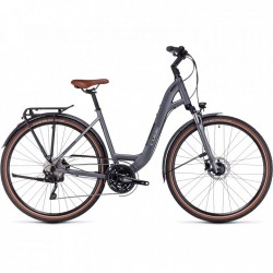 CUBE Bicicleta Trekking Easy Entry - TOURING EXC - 2023 - grey / metal