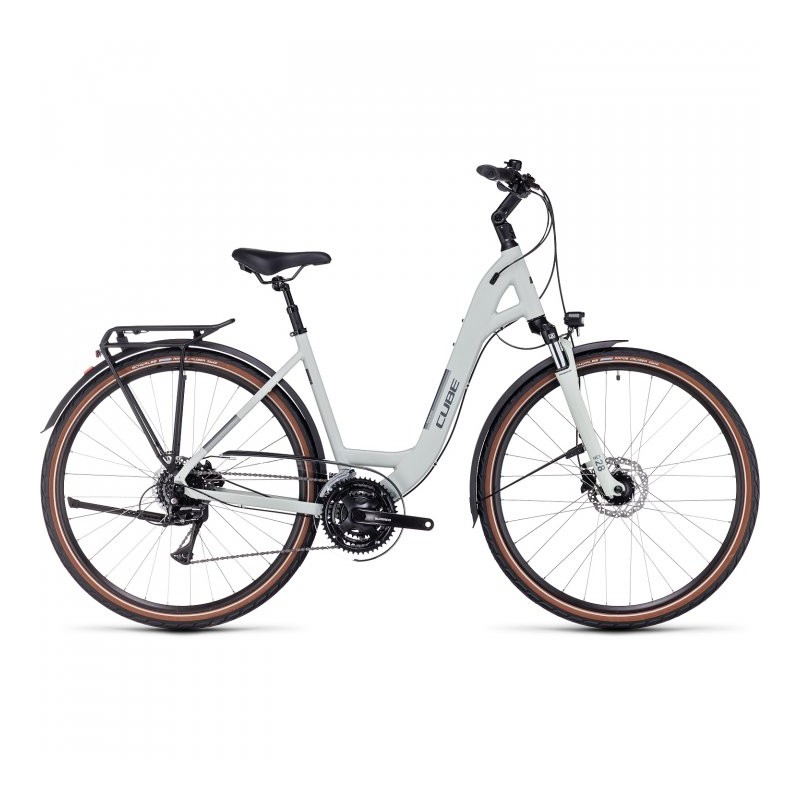 CUBE Bicicleta Trekking Easy Entry - TOURING ONE - 2023 - stonegrey / flashgrey