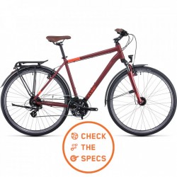 CUBE TOURING - Bicicleta Trekking - 2022 - darkred/red