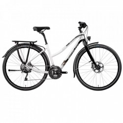 Simplon Bicicleta Trekking Carbono Mujer - SILKCARBON - XT-30 - 2023 - pearlwhite glossy / black glossy