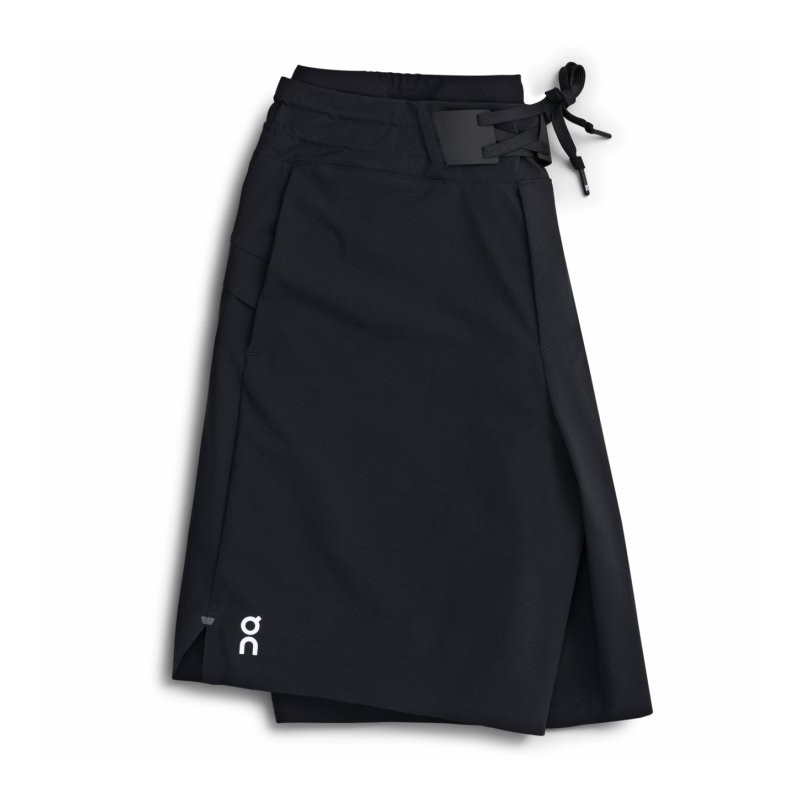 On Pantalones Cortos Running - Hybrid Shorts - Negro