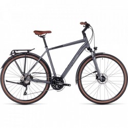 CUBE Bicicleta Trekking - TOURING EXC - 2023 - grey / metal