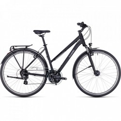 CUBE Bicicleta Trekking Mujer - TOURING - 2023 - black / metal