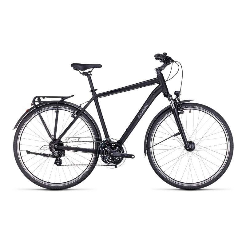 CUBE Bicicleta Trekking - TOURING - 2023 - black / metal