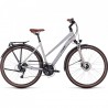 CUBE Bicicleta Trekking Mujer - TOURING Pro - 2023 - pearlysilver / black