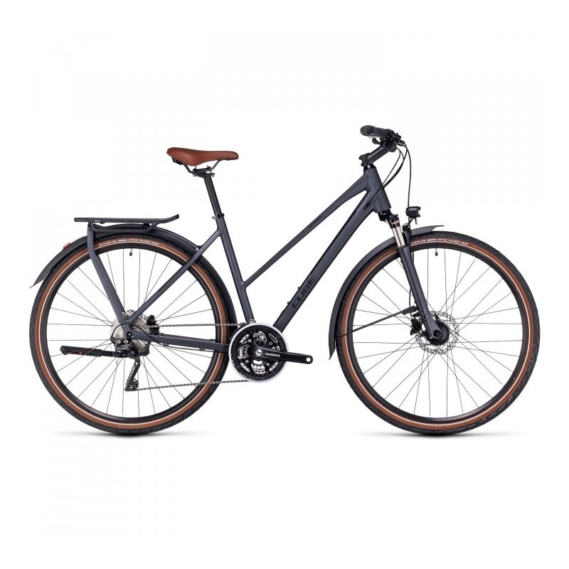 CUBE Bicicleta Trekking Mujer - KATHMANDU Pro - 2023 - grey / black