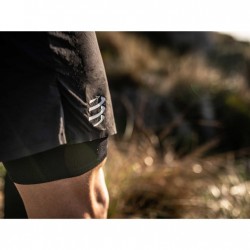 Compressport Trail 2-in-1 Pantalones Cortos - negro