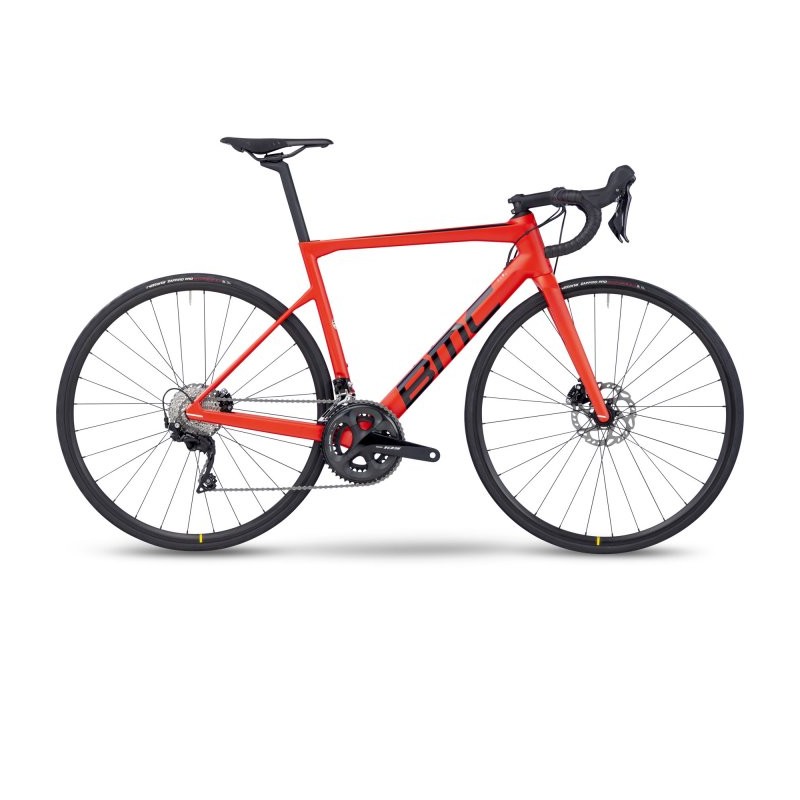 BMC TEAMMACHINE SLR SIX - Bicicleta de Carretera de Carbono - 2023 - neon red / black