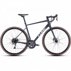 CUBE Bicicleta de Carretera - ATTAIN - 2023 - deepblue / white