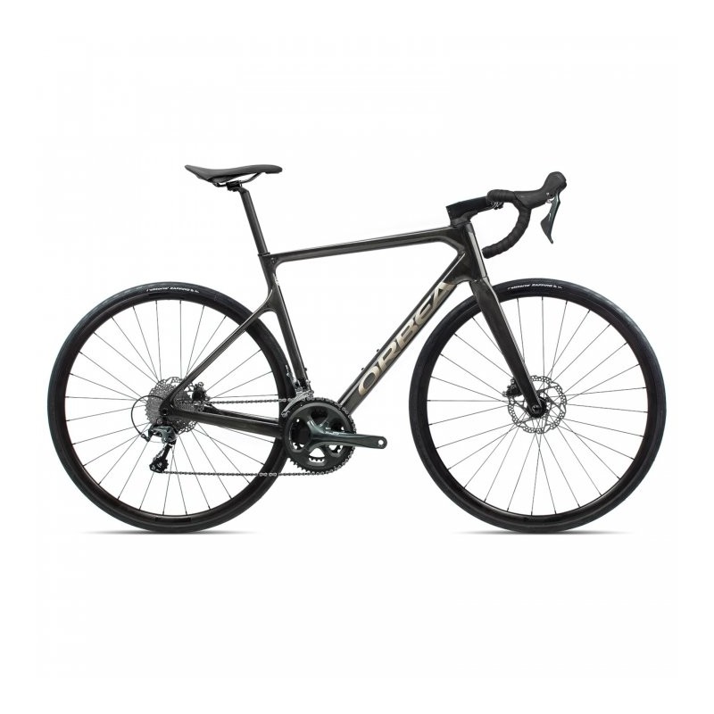 Orbea Orca M40 Tiagra Bicicleta de carretera - 2022 - Raw Carbon - Titanium (brillante)