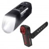 Trelock LS 760 I-GO Vision + LS 740 I-GO Vector Signal Set de Luces - negro