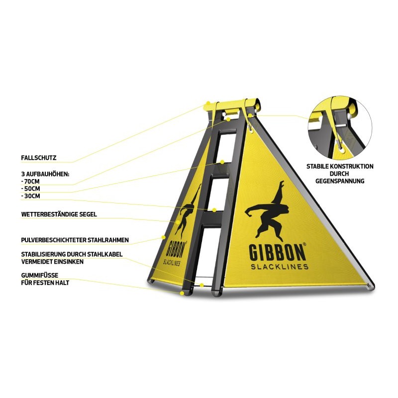 GIBBON Slackframe - black