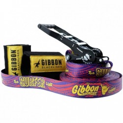 GIBBON Surferline Treewear Set Slackline 30m - púrpura