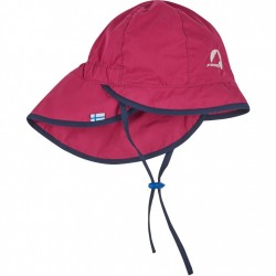 Finkid Gorra Protección Solar Niño - HELLE - raspberry/navy