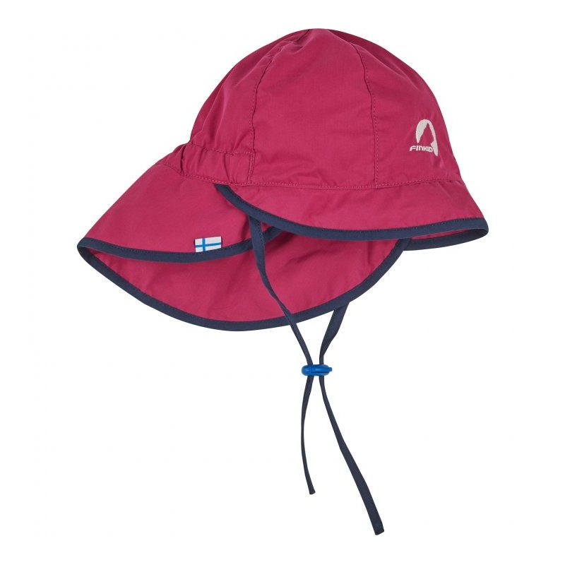 Finkid Gorra Protección Solar Niño - HELLE - raspberry/navy