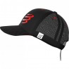 Compressport Racing Trucker Gorra - negra/roja