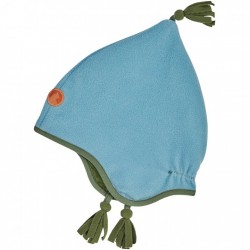 Finkid PIPO Gorro Polar con Borla Niño - smoke blue/bronze green