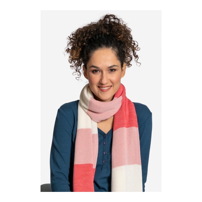 Elkline COLLEGE Bufanda Mujer - rosa - gris