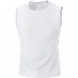 GOREWEAR Camiseta sin Mangas M Base Layer - blanco 0100