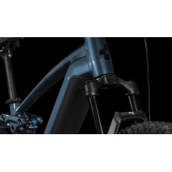 CUBE Bicicleta Eléctrica de Montaña - STEREO HYBRID 120 Race 625 - 2023 - petrolblue / chrome