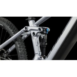 CUBE Bicicleta Eléctrica de Montaña - STEREO HYBRID 120 Race 625 - 2023 - polarsilver / black