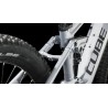 CUBE Bicicleta Eléctrica de Montaña - STEREO HYBRID 120 Race 625 - 2023 - polarsilver / black