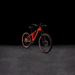 CUBE Bicicleta Eléctrica de Montaña - STEREO HYBRID 120 Race 750 - 2023 - fireorange / black