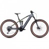 CUBE Bicicleta Eléctrica de Montaña - STEREO HYBRID 120 TM 750 - 2023 - flashgrey / olive